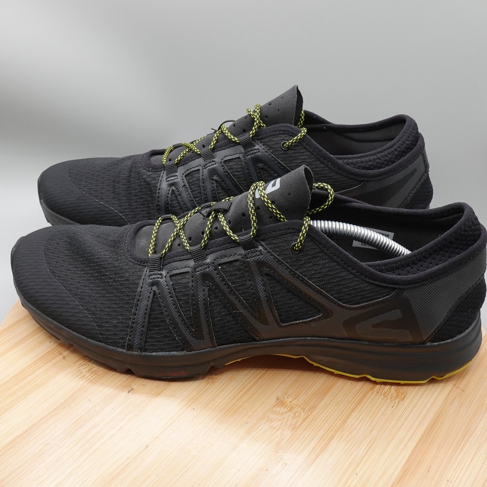 Salomon Shoes Mens 13 Black Trail Running Crossamphibian Swift Water Outdoor